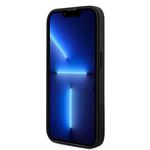 Karl Lagerfeld PU Saffiano Karl and Choupette NFT zadný kryt pre iPhone 14 Pro Black