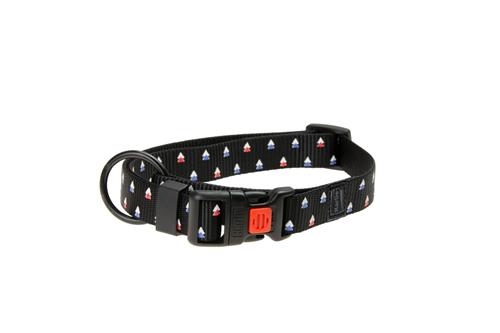 Karlie Obojek ASP Mix&Match černý motiv Trojúhelník velikost M 40-55cm 20mm