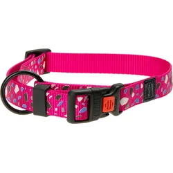Karlie Obojek ASP Mix&Match růžový motiv CHIP velikost M 40-55cm 20mm