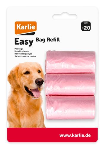 Karlie Sáčky na exkrementy růžové 3x20ks