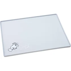 Karlie Simon's Cat Podložka pod misku pre mačky svetlosivá 40X30X1 CM