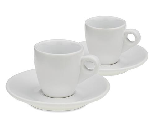 KELA 2-dielna súprava šálok a podšálok na espresso, 50 ml