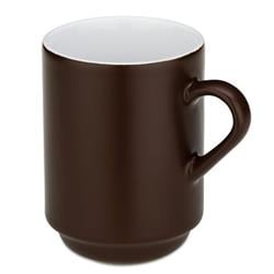 KELA Hrnek keramika MATTIA 300 ml, sada 2 ks, hnědá