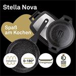 KELA Kastról s nepriľnavým povrchom a pokrievkou STELLA NOVA, 20 cm