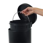 KELA Odpadkový kôš KILIAN 12 l, čierny