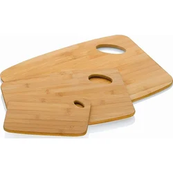 KELA Prkénko krájecí KATANA sada 3 ks bambus 38 / 30 / 20 cm 