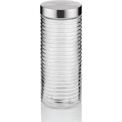 KELA Skleněná dóza s víkem nerez DIANA, 2 l