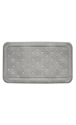 KELA Vanová podložka KRETA PVC, 72 x 36 cm, šedá 