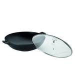 KELA WOK s poklicí litinový CALIDO, 36 cm, černý