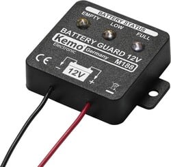 Kemo M188 Modul na kontrolu stavu batérie 12 V