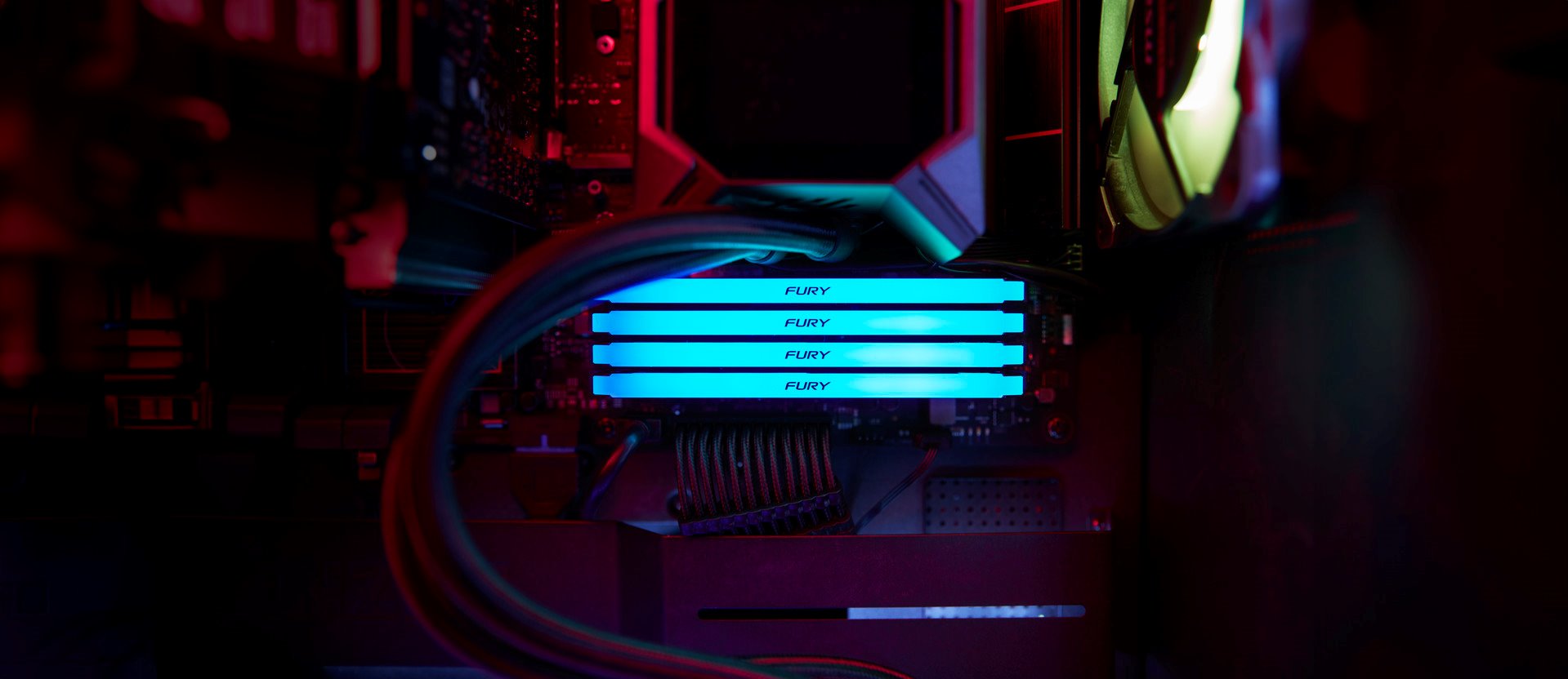 Kingston Fury Beast DDR4 DIMM 16GB 2666MHz RGB (sada 2x8GB)