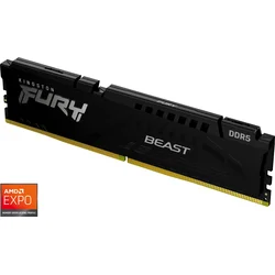 Kingston Fury Beast DDR5 DIMM 16GB 5200MHz čierna