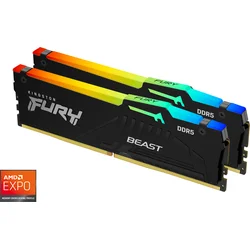 Kingston Fury Beast DDR5 DIMM 16GB 5200MHz RGB (Kit 2x8GB), AMD EXPO