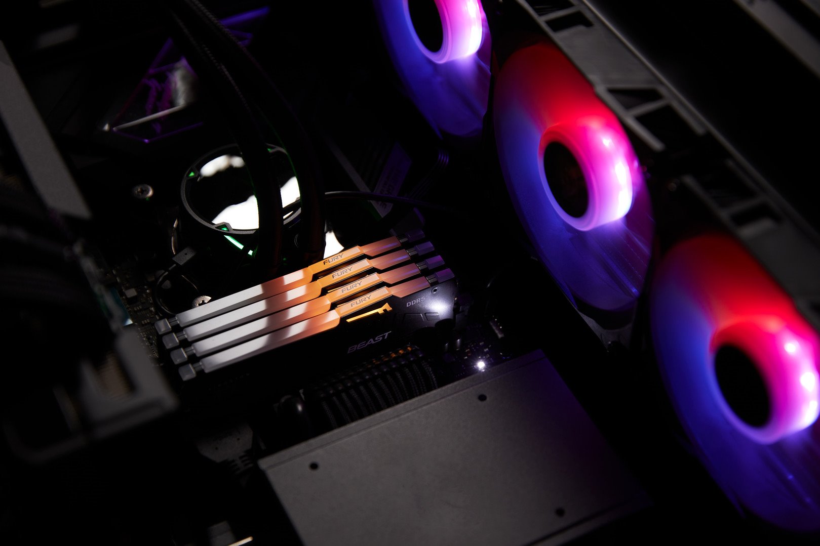 Kingston Fury Beast DDR5 DIMM 16GB 5200MHz RGB (Kit 2x8GB)
