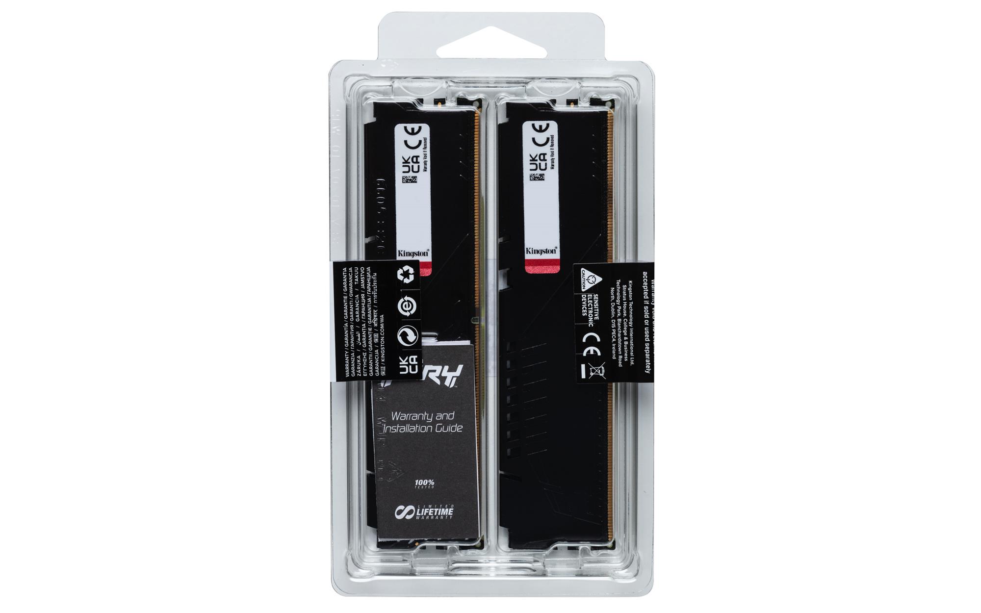 Kingston Fury Beast DDR5 DIMM 32GB 5200MHz black (Kit 2x16GB)