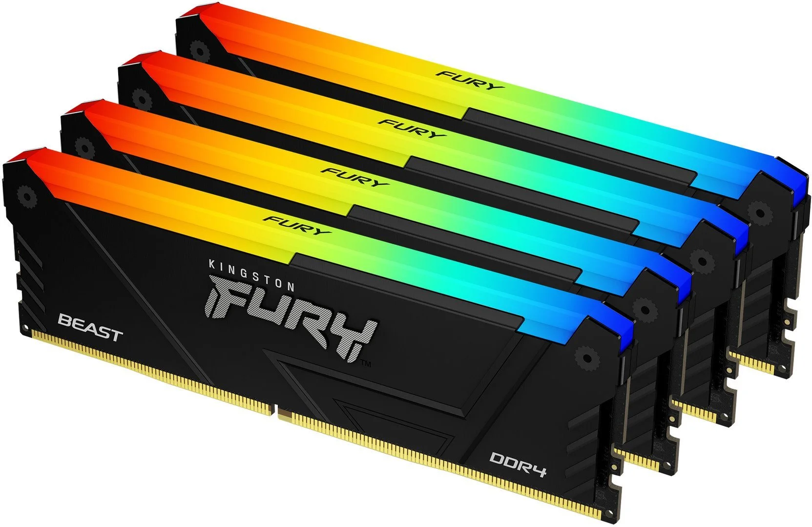 Kingston Fury Beast DIMM DDR4 128GB 3200MHz RGB (Kit 4x32GB)