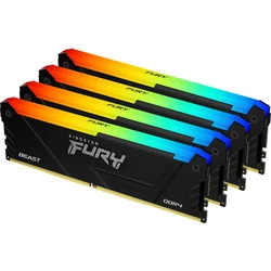 Kingston Fury Beast DIMM DDR4 128GB 3200MHz RGB (sada 4x32GB)
