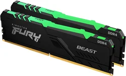 Kingston Fury Beast DIMM DDR4 32GB 3733MHz 1Gx8 RGB KF437C19BB1AK2/32