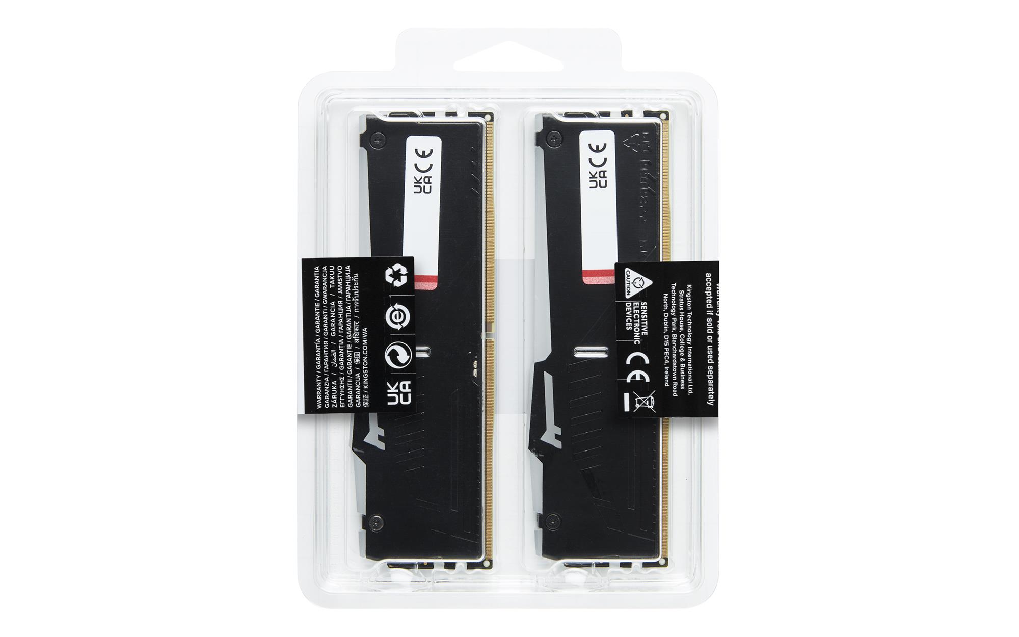 Kingston Fury Beast DIMM DDR5 32GB 5200MHz RGB (Kit 2x16GB), AMD EXPO