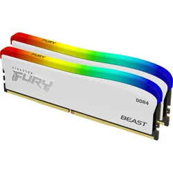 Kingston Fury Beast Special Edition DDR4 32GB 3600MHz CL18, RGB chladič (Kit 2x16GB), biela
