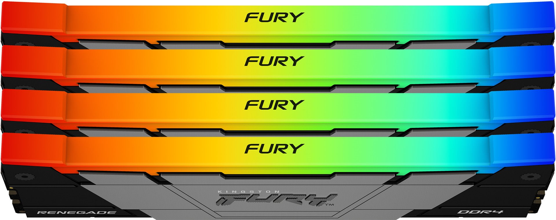 Kingston Fury Renegade DDR4 DIMM 32GB 3600MHz RGB (sada 4x8GB)