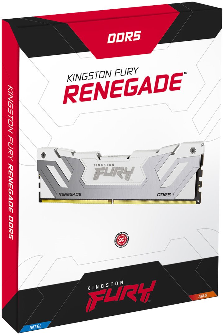 Kingston Fury Renegade White CUDIMM DDR5 24GB 8400MHz CL40 XMP