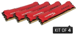 Kingston HyperX Savage 32GB (Kit 4x8GB) 2400MHz DDR3 (HX324C11SRK4/32)