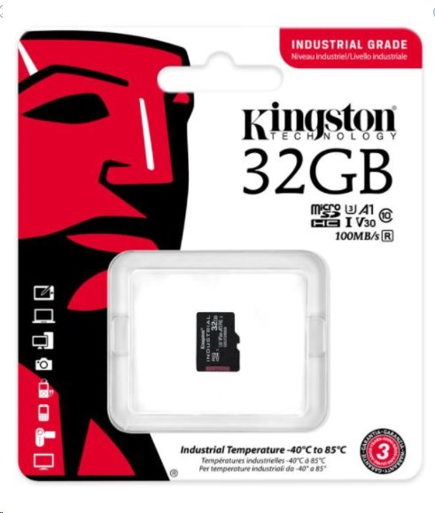 Kingston microSDHC 32GB Industrial bez adaptéra SDCIT2/32GBSP