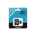 KINGSTON microSDXC 256GB Canvas Go Plus + SD adaptér
