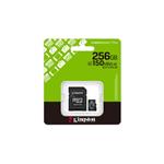 KINGSTON microSDXC 256GB Canvas Select Plus + SD adaptér