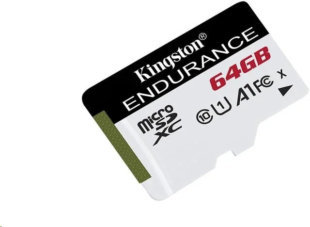 KINGSTON microSDXC 64GB High Endurance Class 10 UHS-I U1 (čtení/zápis: 95/30MB/s)