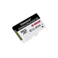 KINGSTON microSDXC 64GB High Endurance Class 10 UHS-I U1 (čtení/zápis: 95/30MB/s)