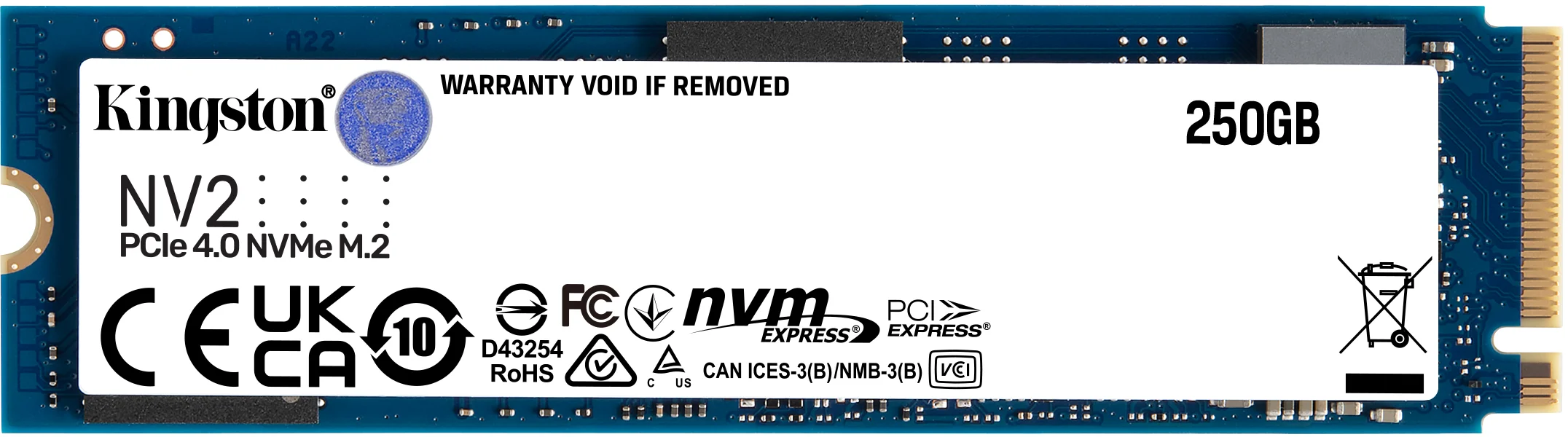 Kingston NV2 SSD 250GB NVMe