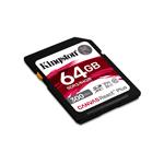 KINGSTON SDXC 64GB Canvas React Plus UHS-II V90 (čtení/zápis: 300/260MB/s)