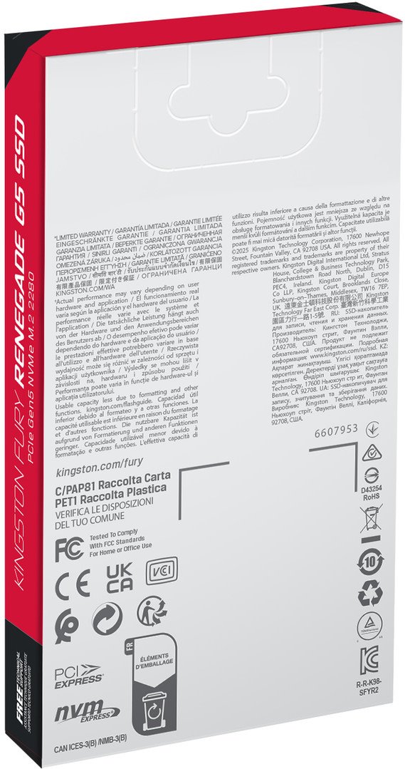 Kingston SSD Fury Renegade G5 2TB NVMe