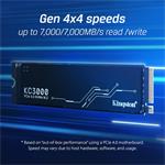 Kingston SSD KC3000 512GB NVMe SKC3000S/512G