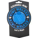 Kiwi Walker Gumová hračka ICOSABALL s dírou na pamlsky, Mini 6,5cm, Modrá