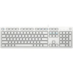 Klávesnica DELL KB216/ multimediálna/ americká/ medzinárodná/ USB/ drôtová/ biela