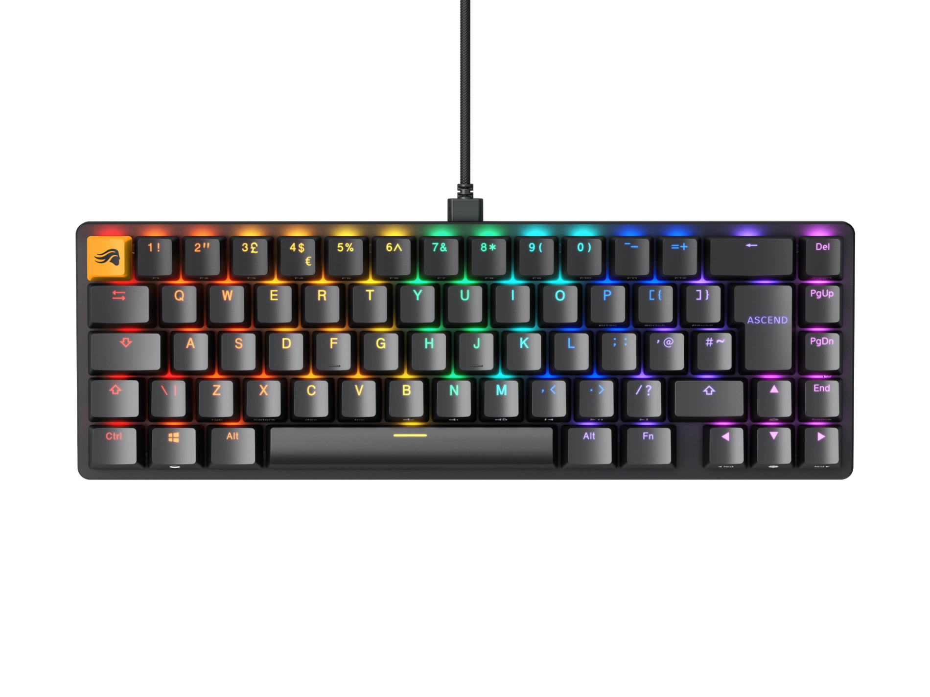 Klávesnica Glorious GMMK 2 - Barebone, ISO-Layout, čierna
