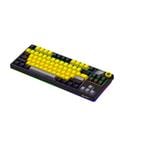 Klávesnica LORGAR KBP70TKLW, mechanická TKL, 75%, bezdrôtová herná, čierna/žltá, CS