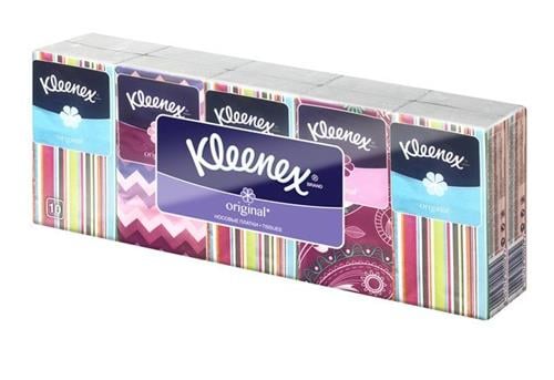 KLEENEX® Originálne papierové vreckovky 10 x 10ks