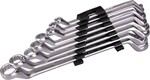 Klíče očkové vyhnuté CrV 8 ks, 6 - 22 mm