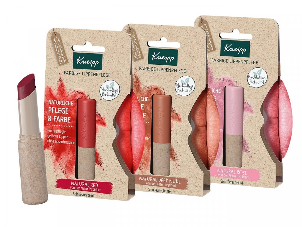Kneipp Balzam na pery Natural Dark Nude