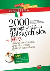 Kniha 2000 nejpoužívanějších italských slov + MP3