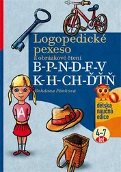 Kniha Logopedické pexeso a obrázkové čtení B - P - N - D - F - V - K - H - CH - ĎŤŇ