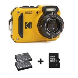 Kodak WPZ2 Yellow Bundle - fotoaparát + SD karta a 2x náhradné batérie