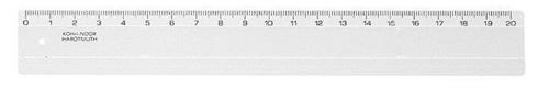 KOH-I-NOOR Pravítko, plastové, 20 cm