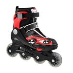 Kolečkové brusle ROCES COMPY 4.0 Boy, černo - červené, vel. S (30-33)