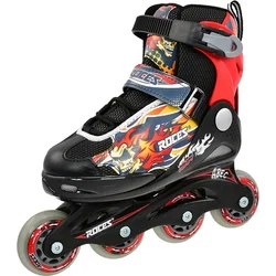 Kolečkové brusle ROCES COMPY 5.0 Boy, černo - červené, vel. S (30-33)