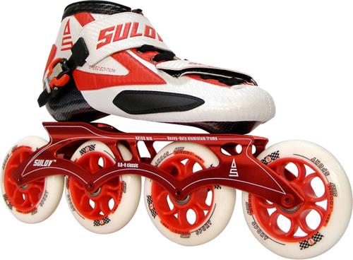 Kolečkové brusle SULOV RS SPEED 9.1 vel.39, červené